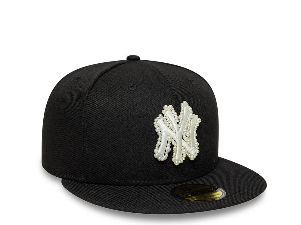 New Era New York Yankees Faux Pearl Black Prime Edition 59Fifty Fitted Gorra