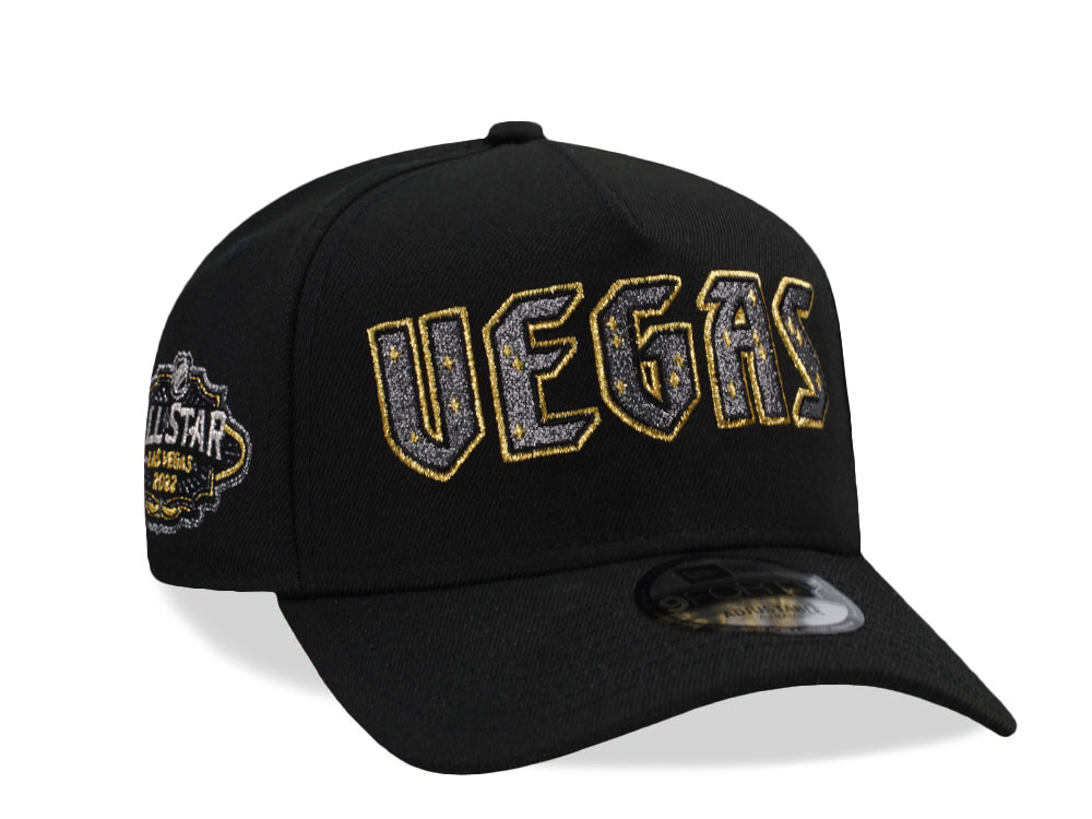 New Era Vegas Golden Knights All Star Game 2022 Black Prime Edition 9Forty A Frame Snapback Gorra