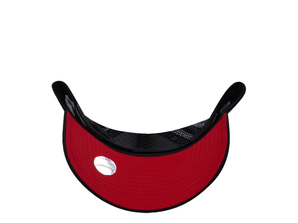 New Era Chicago White Sox Black And Red Edition 9Forty A Frame Trucker Snapback Gorra