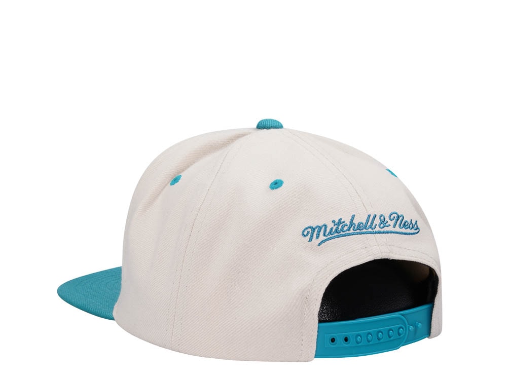 Mitchell & Ness Detroit Pistons Sail Off White Two Tone Snapback Gorra