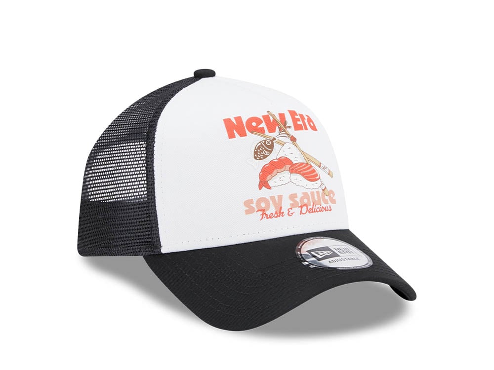 New Era Soy Sauce Food  9Forty A Frame Trucker Snapback Gorra