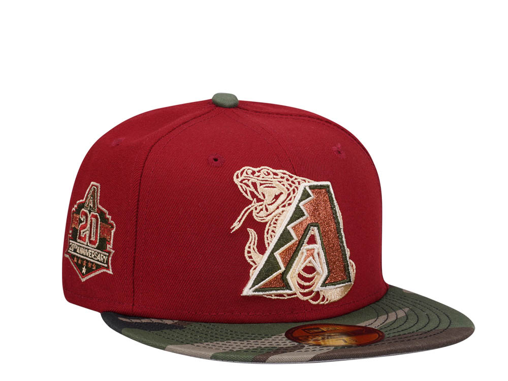 New Era Arizona Diamondbacks 20th Anniversary Brick Camo Two Tone Edition 59Fifty Fitted Gorra