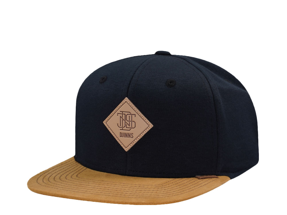 Djinns Jersey Patch Black 6 Panel Snapback Gorra