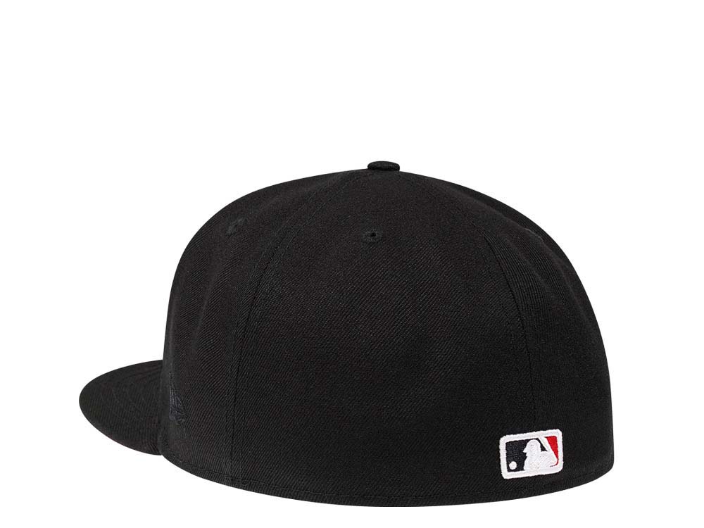 New Era Cincinnati Reds 150th Anniversary Black and Red Prime Edition 59Fifty Fitted Gorra