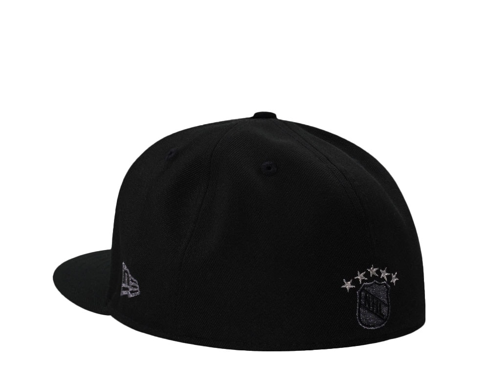 New Era Boston Bruins 100th Anniversary Metallic Black Prime Edition 59Fifty Fitted Gorra