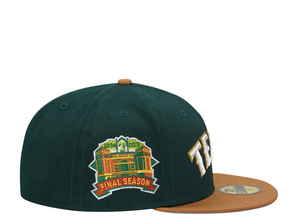New Era Texas Rangers Final Season Script Two Tone Edition 59Fifty Fitted Gorra