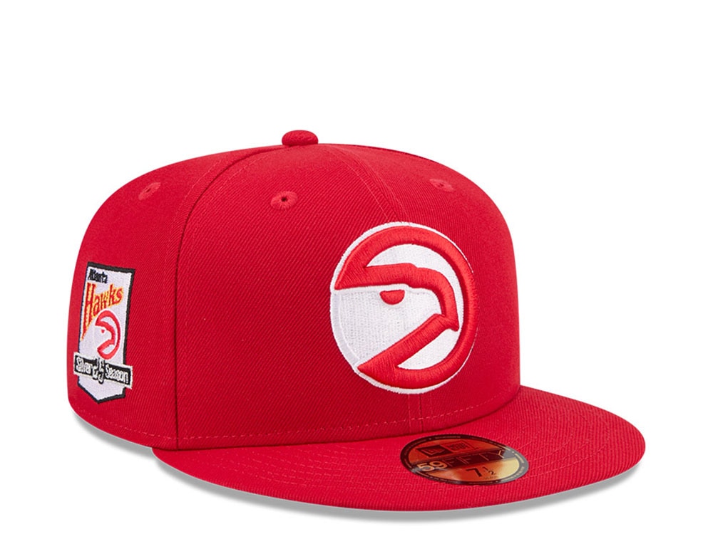 New Era Atlanta Hawks HWC 25th Anniversary Red 59Fifty Fitted Gorra