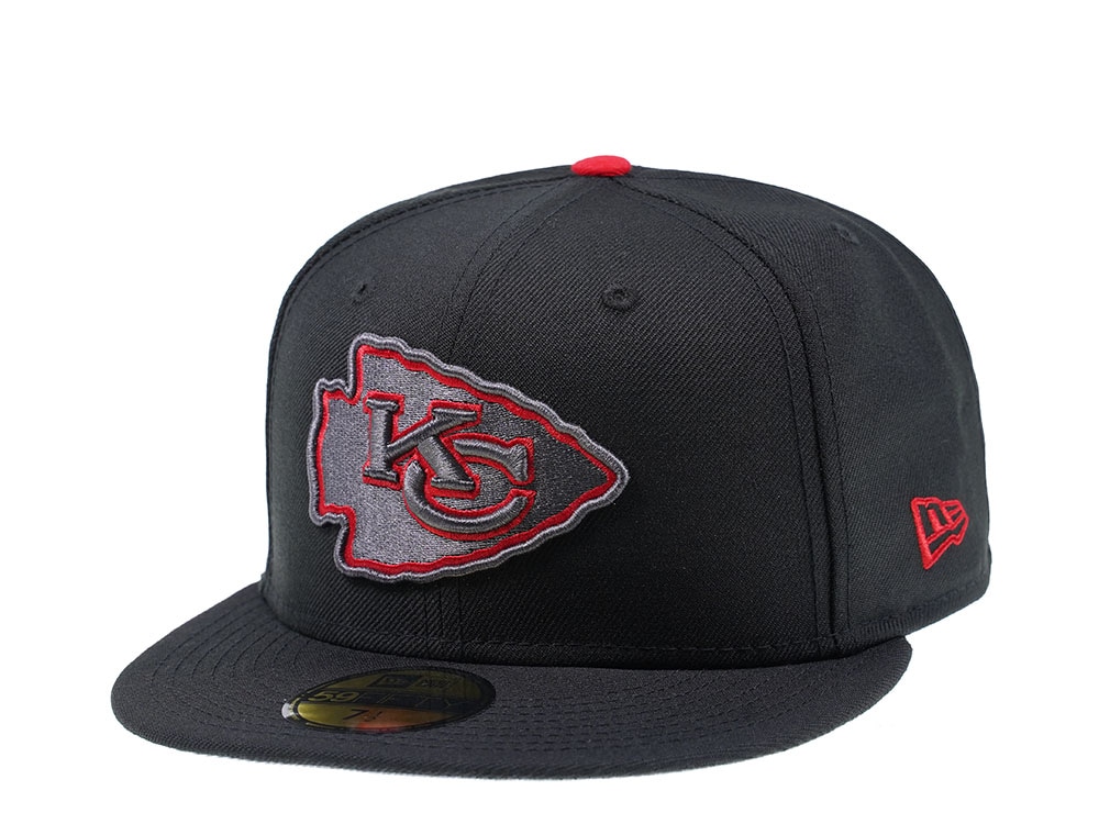 New Era Kansas City Chiefs Grey Action Edition 59Fifty Fitted Gorra