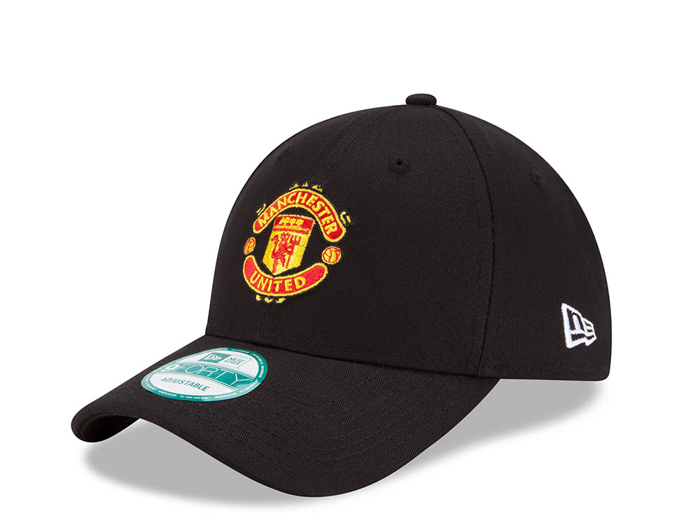 New Era Manchester United Basic Black 9Forty Strapback Gorra