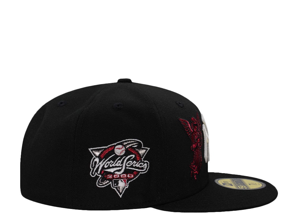 New Era New York Yankees World Series 2000 Angel Black Prime Edition 59Fifty Fitted Gorra
