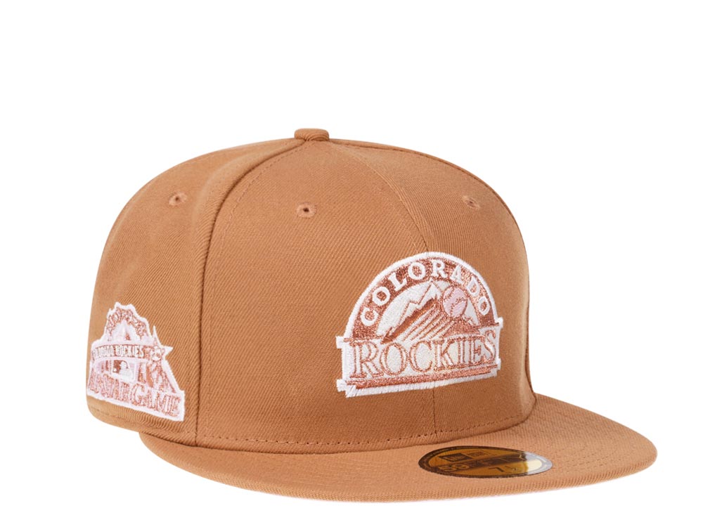 New Era Colorado Rockies All Star Game 1998 Sweet Gingerbread Edition 59Fifty Fitted Gorra