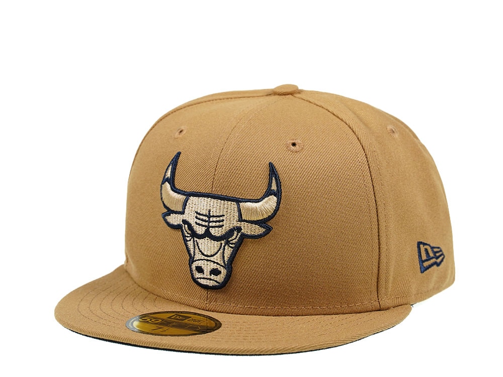 New Era Chicago Bulls Wheat Edition 59Fifty Fitted Gorra