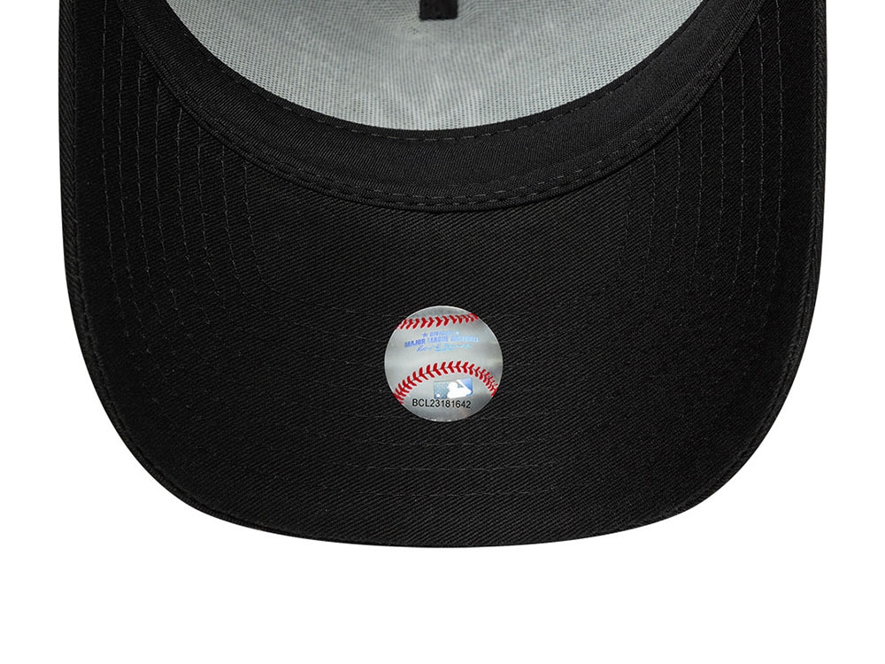 New Era New York Yankees Wordmark Black Prime Edition 9Forty A Frame Trucker Snapback Gorra