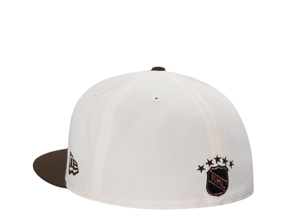 New Era Boston Bruins 75th Anniversary Chrome Two Tone Edition 59Fifty Fitted Gorra
