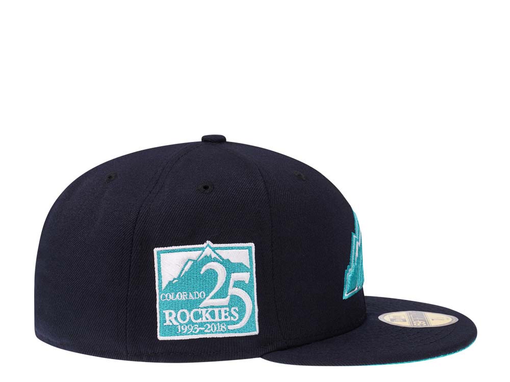 New Era Colorado Rockies 25th Anniversary Glacier Ice Edition 59Fifty Fitted Gorra