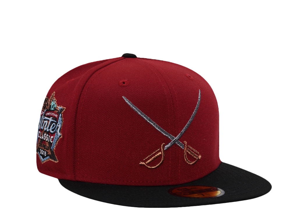 New Era Buffalo Sabres Winter Classic 2018 Scarlet Two Tone Edition 59Fifty Fitted Gorra