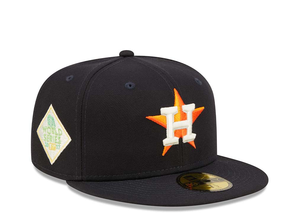 New Era Houston Astros Citruspop Patch World Series 2017 59fifty Fitted Gorra