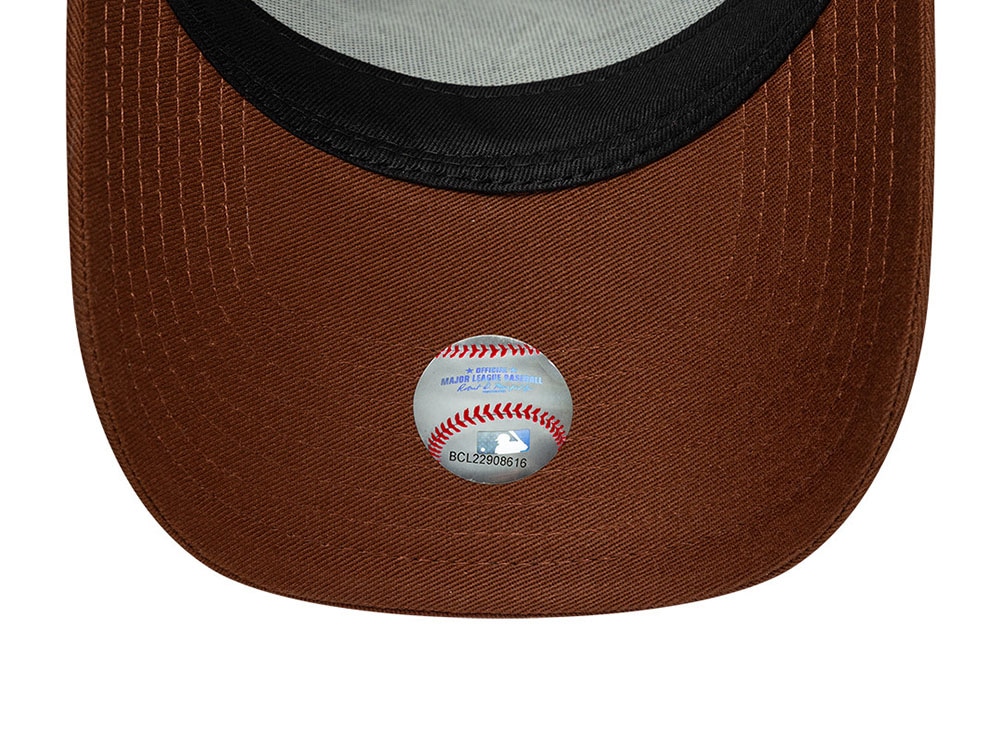New Era New York Yankees Outline Brown Prime Edition 9Forty A Frame Trucker Snapback Gorra