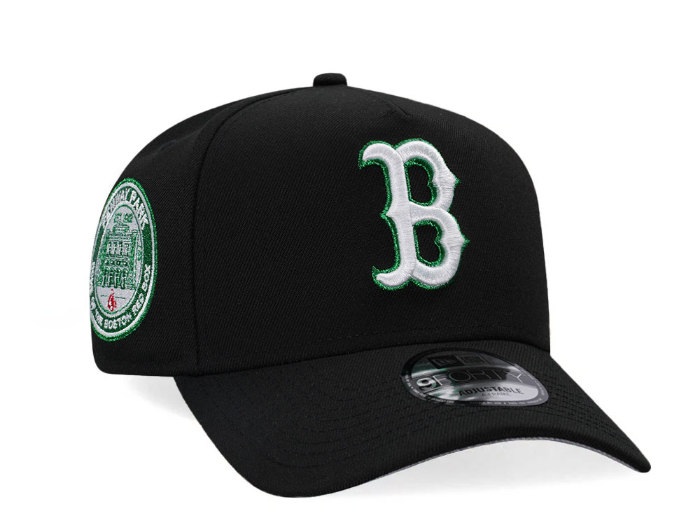 New Era Boston Red Sox Fenway Park Metallic Green Edition 9Forty A Frame Snapback Gorra