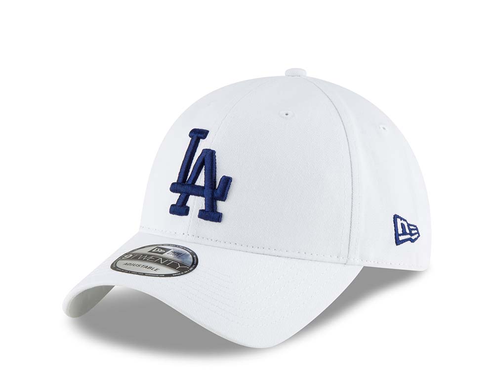 New Era Los Angeles Dodgers White Core Classic 9Twenty Strapback Gorra