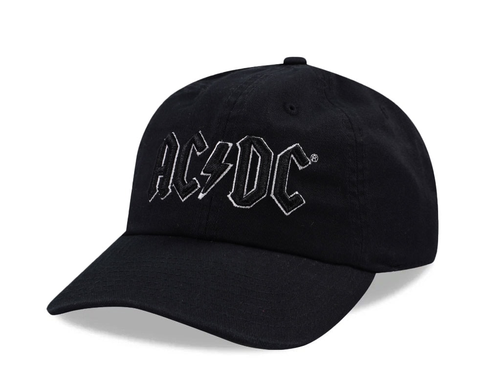 American Needle ACDC Ballpark Black Snapback Gorra