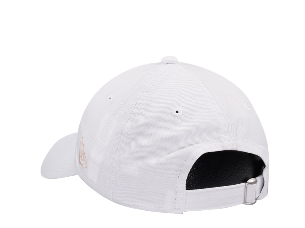 New Era New York Yankees White Apricot Womens 9Twenty Strapback Gorra