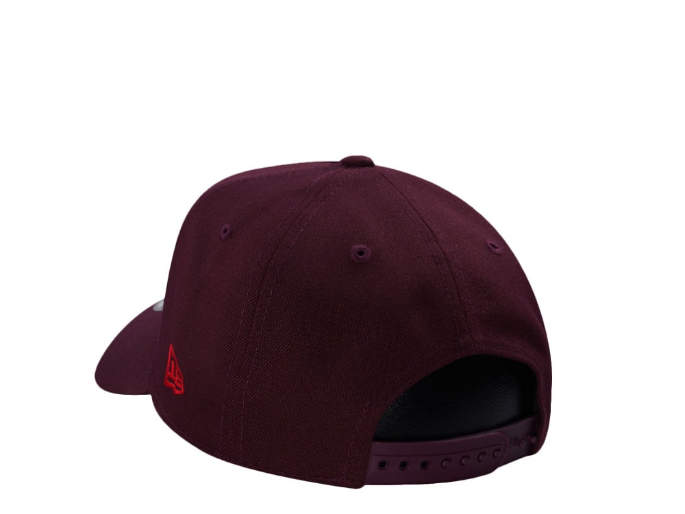 New Era Florida Marlins 25th Anniversary Maroon Prime Edition 9Forty A Frame Snapback Gorra