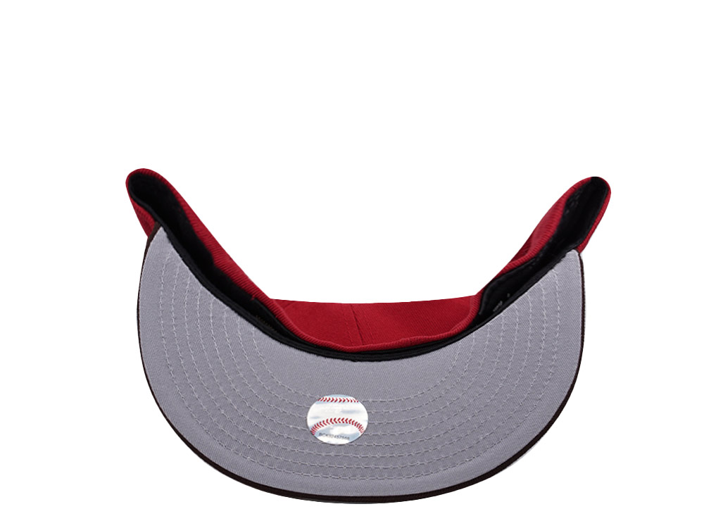 New Era New York Yankees World Series 2009 Pinot Red Two Tone Edition 59Fifty Fitted Gorra