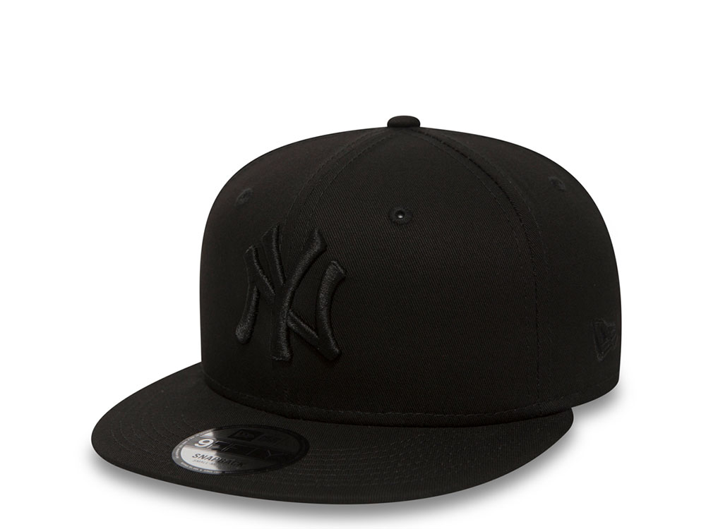 New Era New York Yankees Black on Black 9Fifty Snapback Gorra