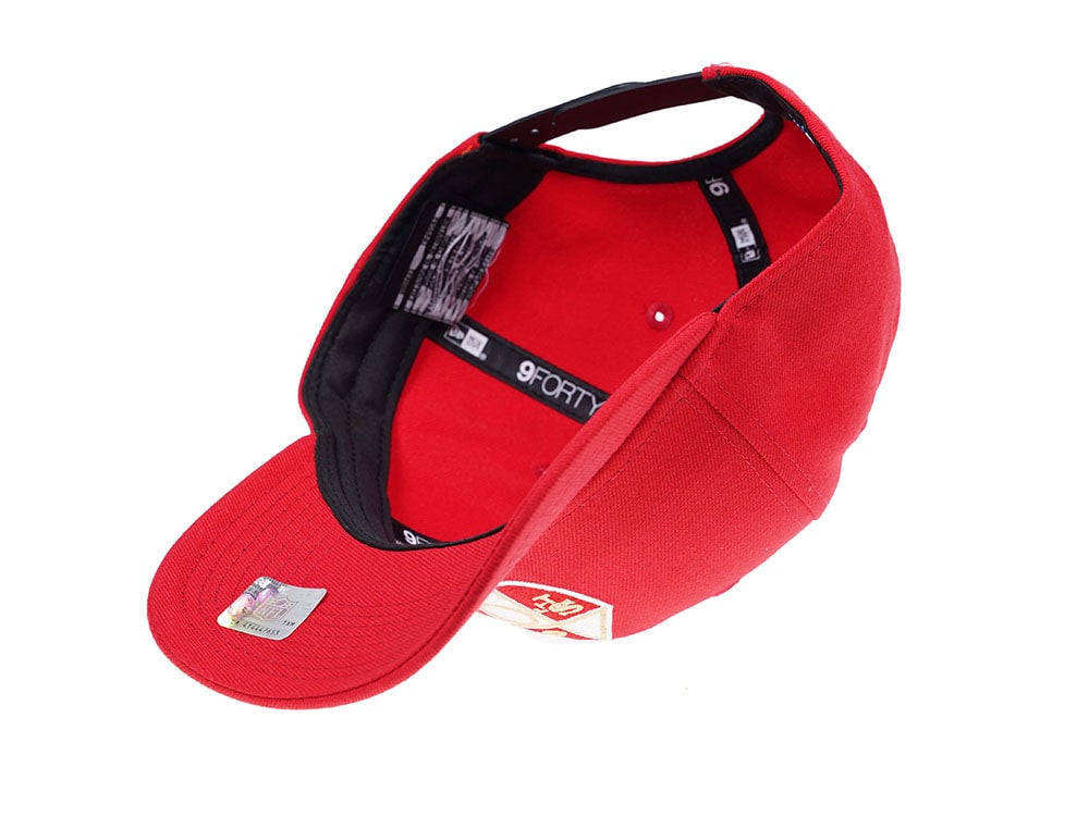 New Era New San Francisco 49ers Curved Red Edition 9Forty Snapback Gorra