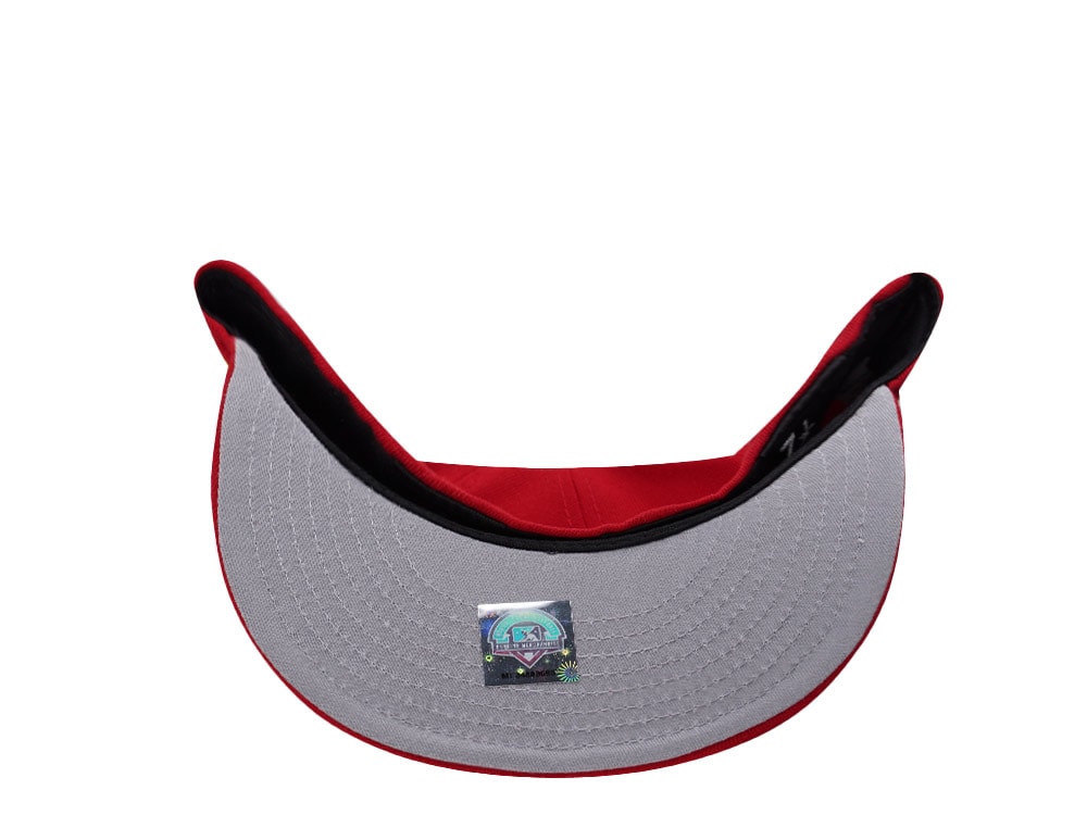 New Era Northwestern Arkansas Growlin' Chickens Scarlet Prime Edition 59Fifty Fitted Gorra