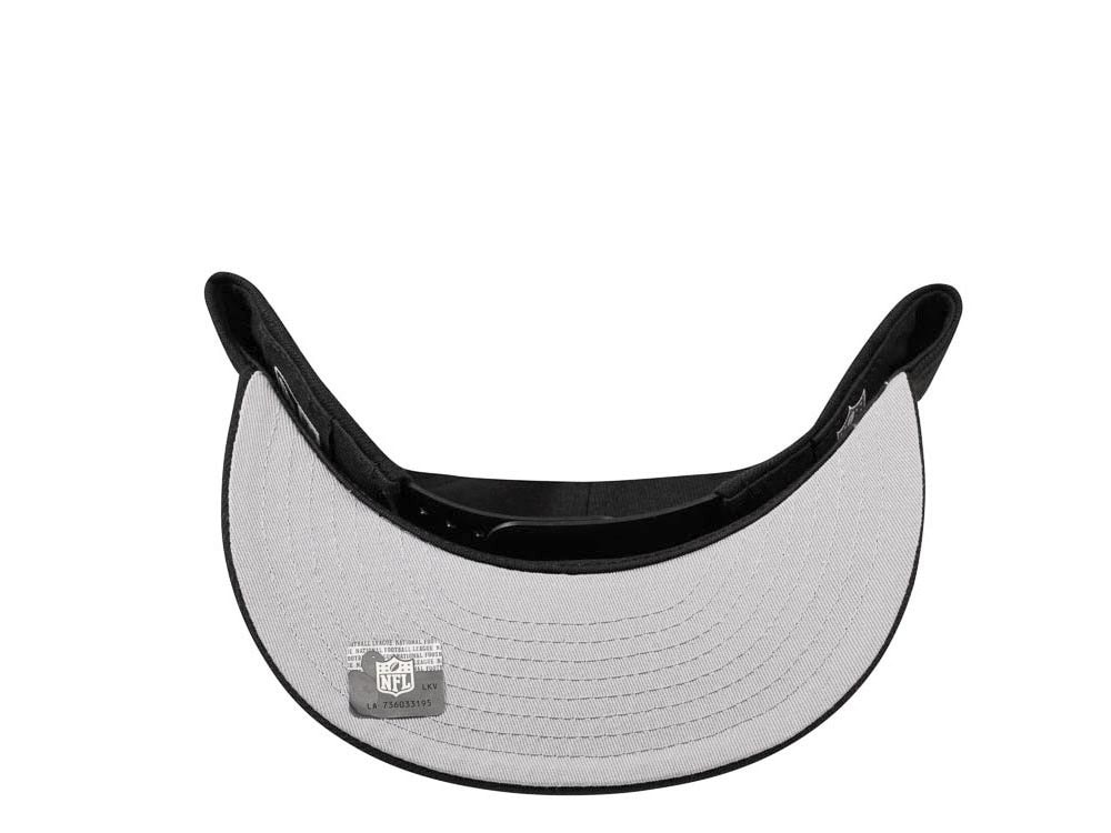 New Era Seattle Seahawks Black & White Snapback 9Fifty Gorra