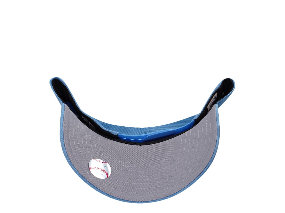 New Era New York Yankees World Series 1999 Cupid Sky Blue Edition 9Forty A Frame Snapback Gorra