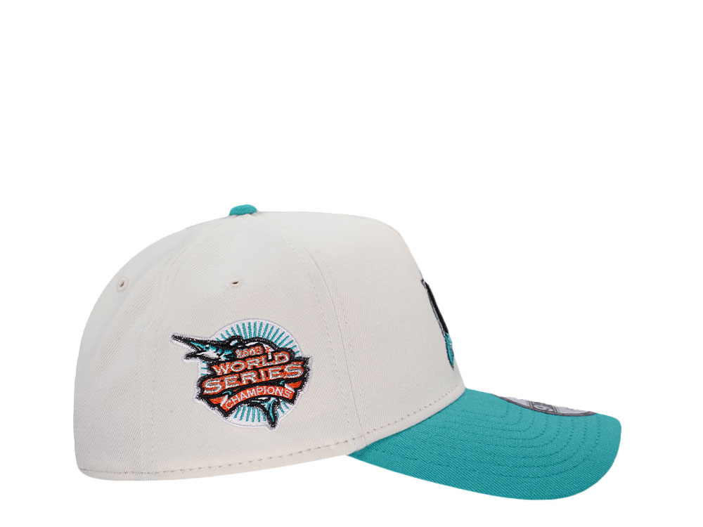 New Era Florida Marlins World Series 2003 Chrome Two Tone Edition 9Forty A Frame Snapback Gorra