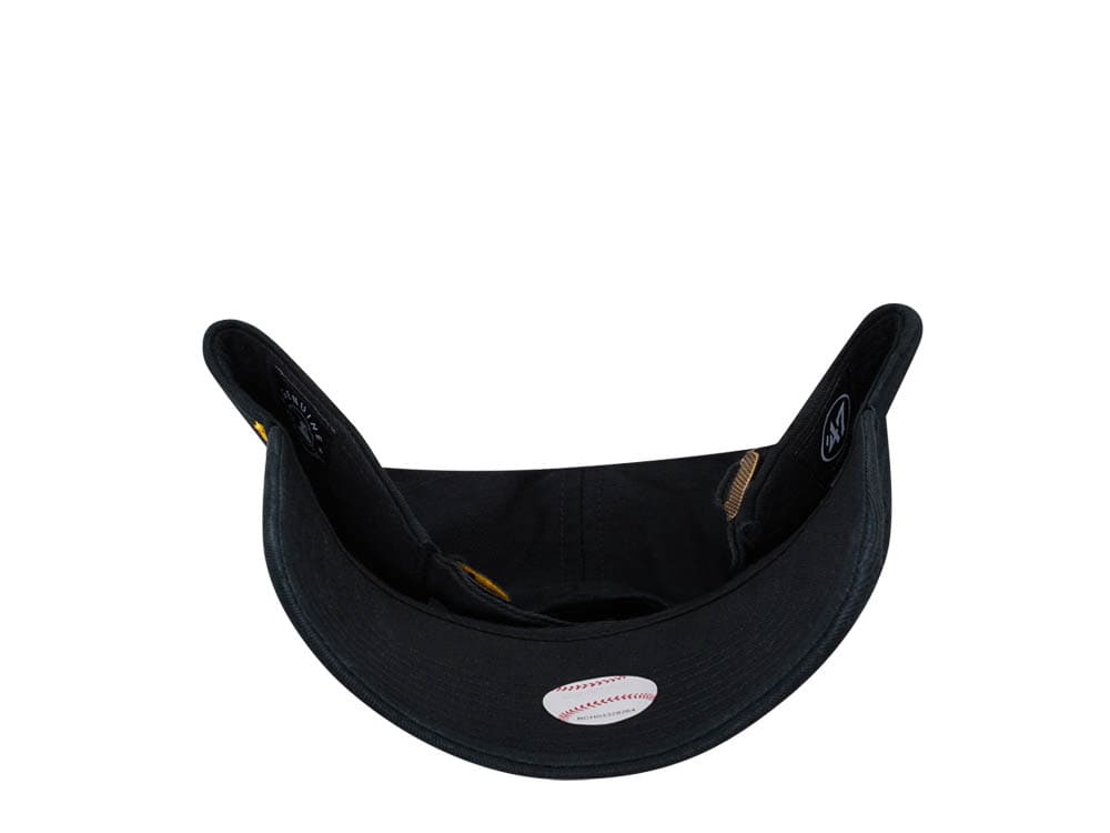 47Brand Pittsburgh Pirates Black Clean Up Strapback Gorra