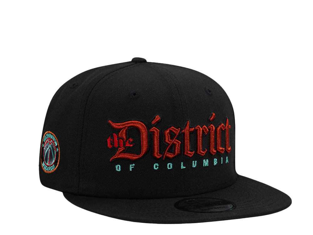 New Era Washington Wizards The District of Columbia Edition Black 9Fifty Snapback Gorra