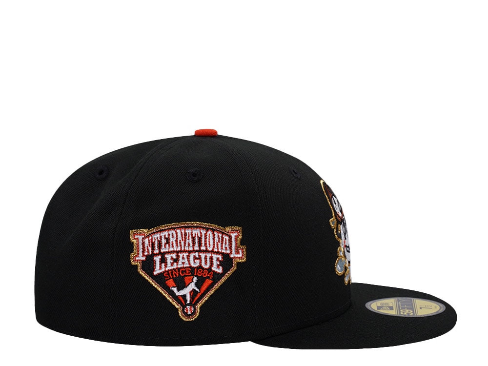 New Era Louisville Bats International League Black Prime Edition 59Fifty Fitted Gorra