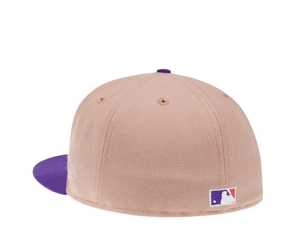 New Era Houston Astros Astrodome Camel Prime Two Tone 59Fifty Fitted Gorra