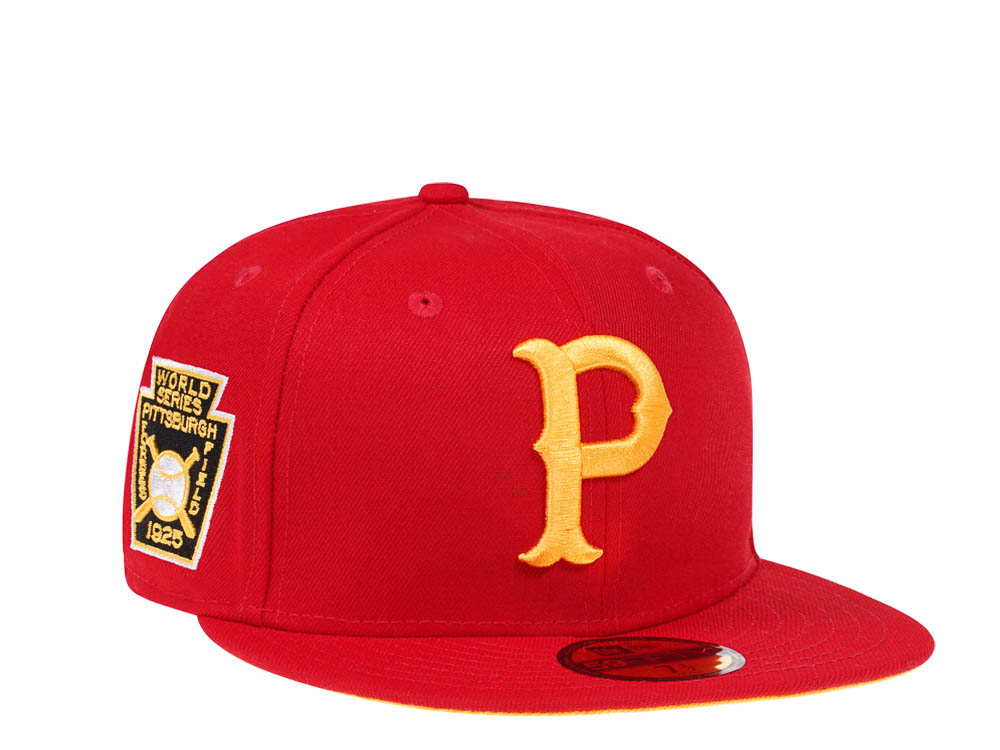 New Era Pittsburgh Pirates World Series 1925 Red and Yellow Edition 59Fifty Fitted Gorra