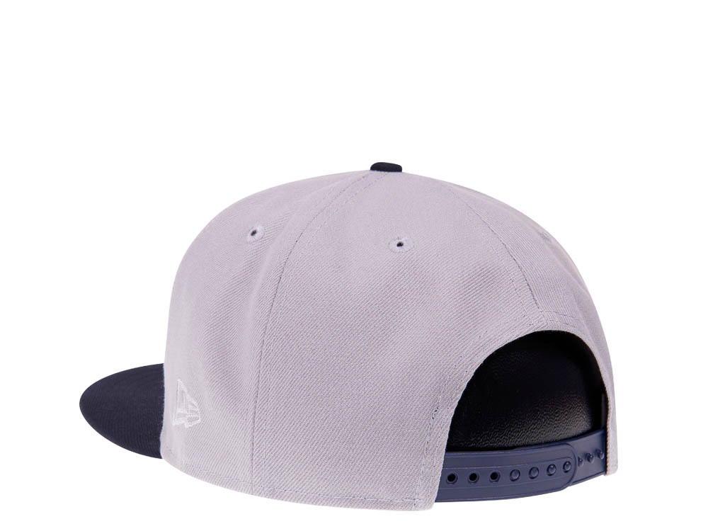 New Era Brooklyn Nets Bridge Gray Navy Edition 9Fifty Snapback Gorra