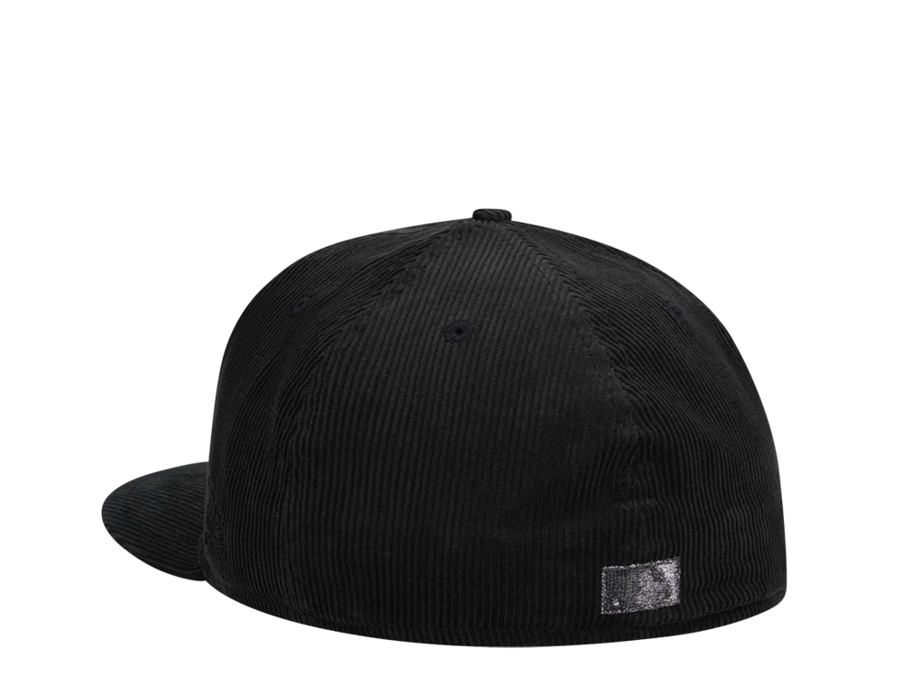 New Era Philadelphia Athletics World Series 1929 Liquid Metal Dark Side Cord Edition 59Fifty Fitted Gorra