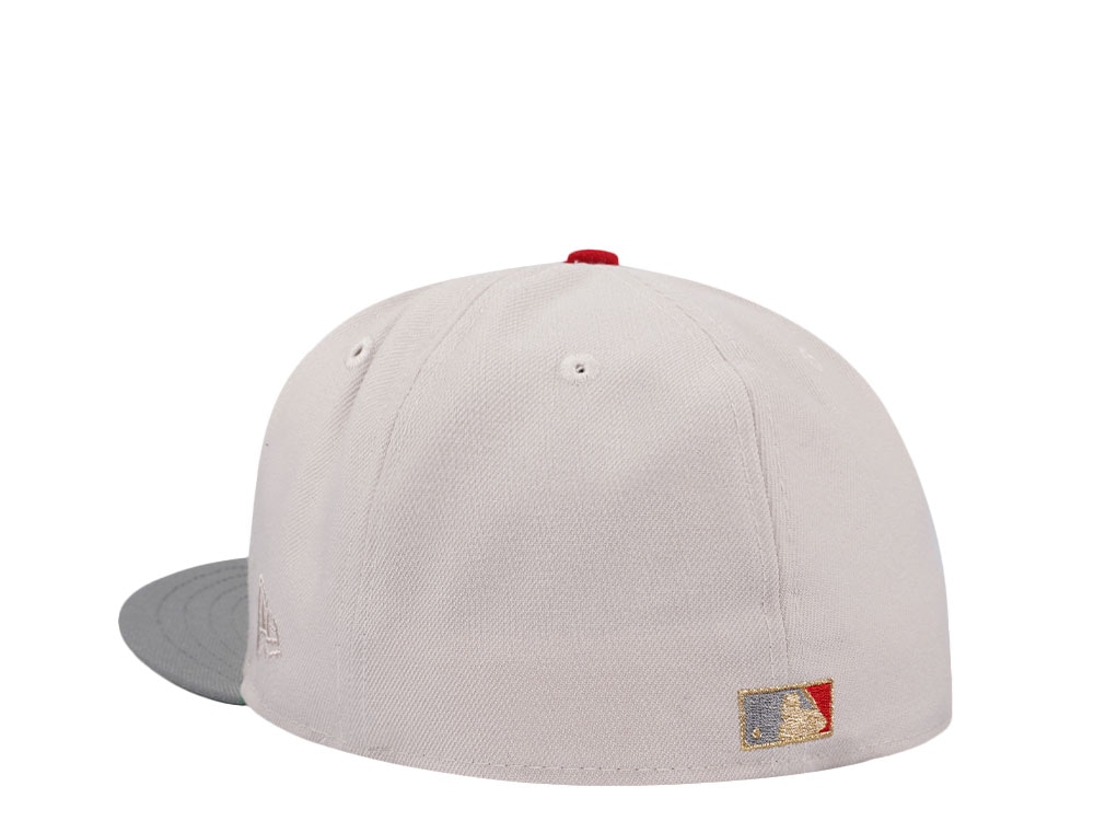 New Era Anaheim Angels 25th Anniversary Stone Gold Two Tone Edition 59Fifty Fitted Gorra