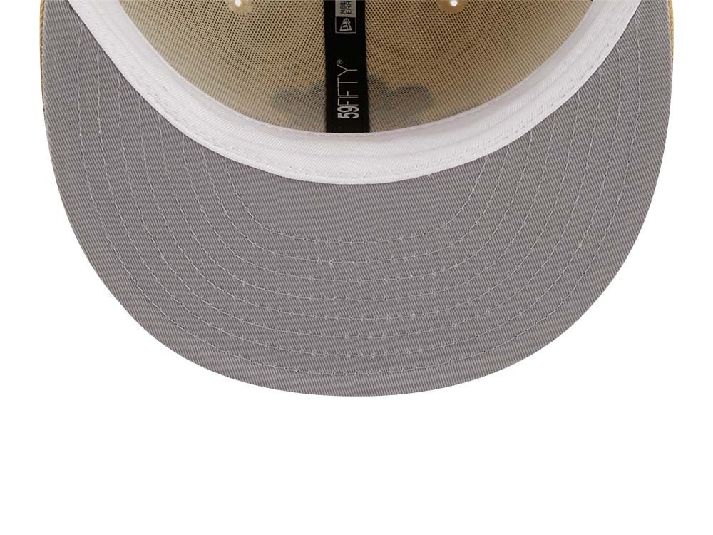 New Era Texas Rangers Stitch Arlington Stadium Gold Edition 59Fifty Fitted Gorra