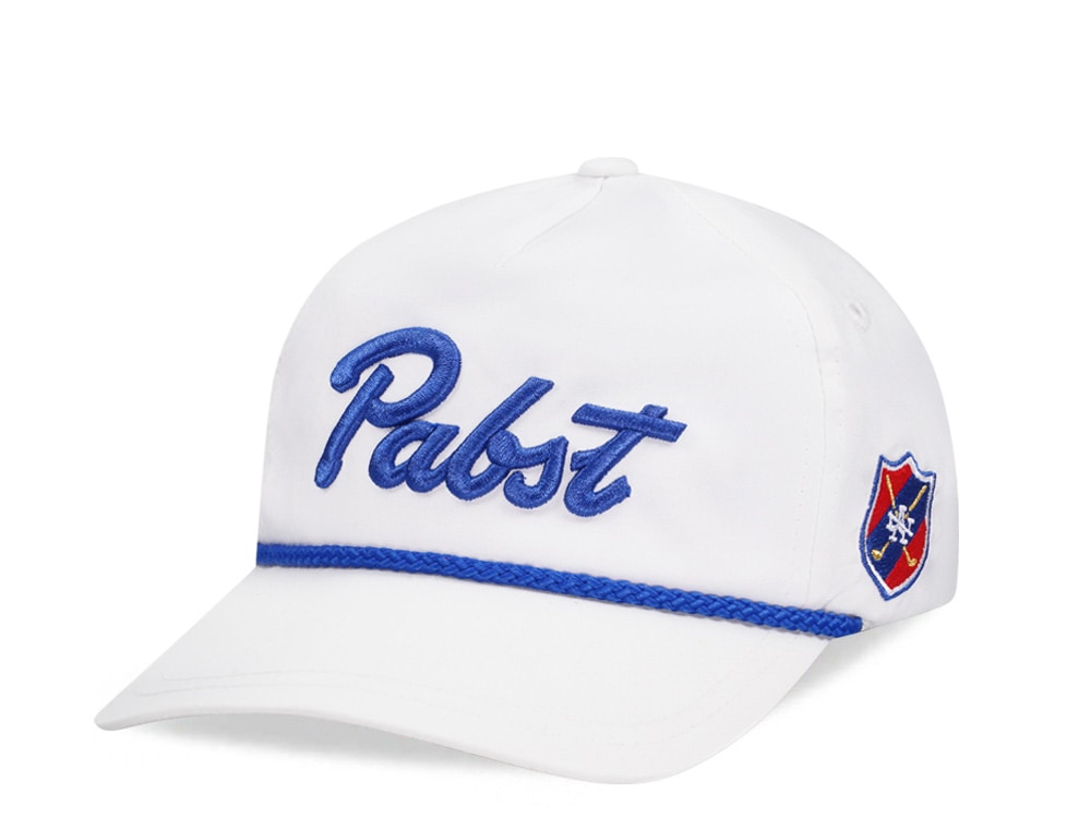 American Needle Pabst Lightweight Rope White Casual Snapback Gorra