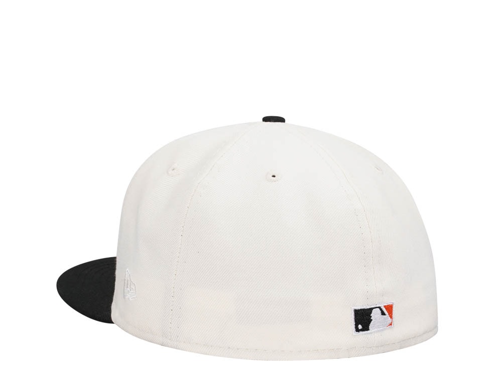 New Era New York Mets World Series 2000 Black Chrome Two Tone Edition 59Fifty Fitted Gorra