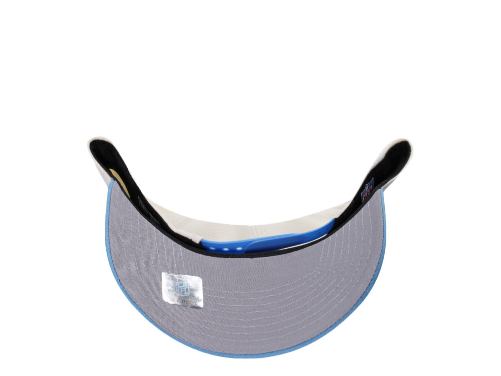 New Era Detroit Lions 90 Seasons Chrome Metallic Two Tone Edition 9Forty A Frame Snapback Gorra