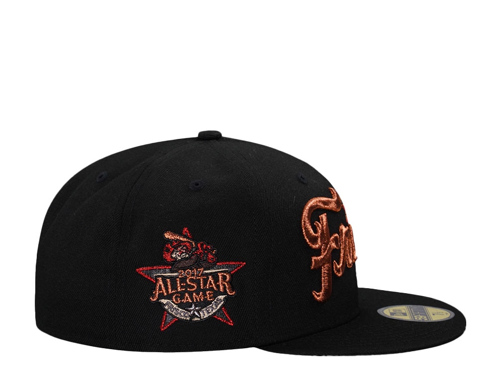 New Era Frisco RoughRiders All Star Game 2017 Black Copper Prime Edition 59Fifty Fitted Gorra