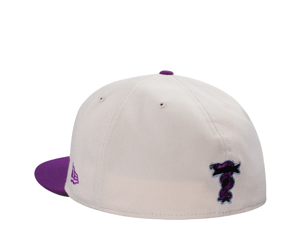 New Era Topperzstore Muertos Lady Light Cream Two Tone Edition 59Fifty Fitted Gorra