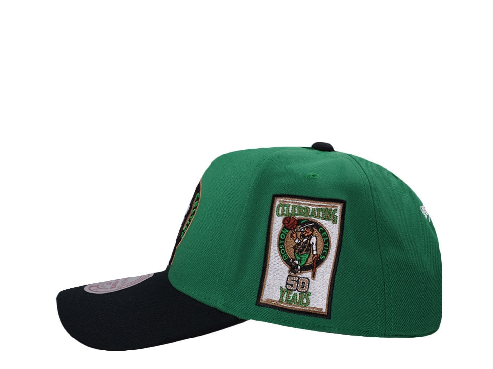 Mitchell & Ness Boston Celtics NBA In The City Green Edition Pro Pinch Fit Snapback Gorra