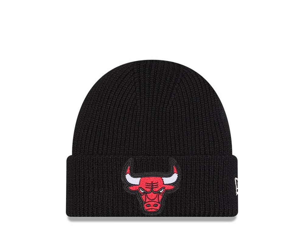 New Era Chicago Bulls Skull Knit Black Gorro